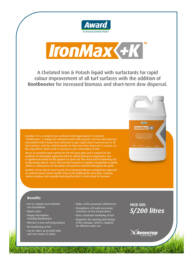 Award IronMax+K & Award IronMax Granules | Avoncrop Amenity Products